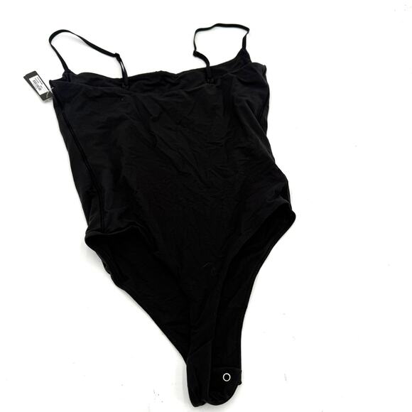 Skims Fits Everybody Black Onyx Cami Bodysuit New with tags Size Small - Picture 3 of 4